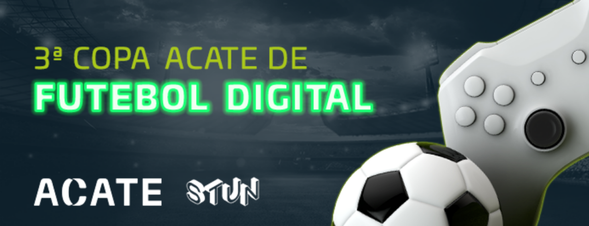 Inscreva-se na 3ª Copa ACATE de Futebol Digital