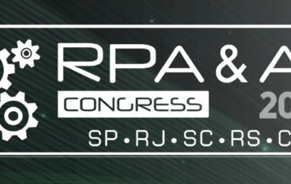 Participe do RPA Congress 2022, em Joinville. Na imagem, a logo do evento.