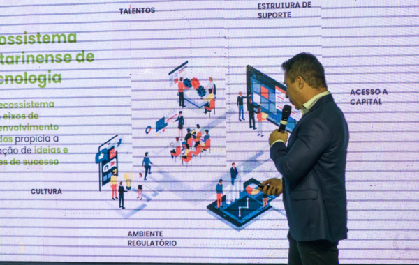 Evento realizado em Lages (SC), promoveu debates sobre o fomento aos ecossistemas de tecnologia, inovação e empreendedorismo