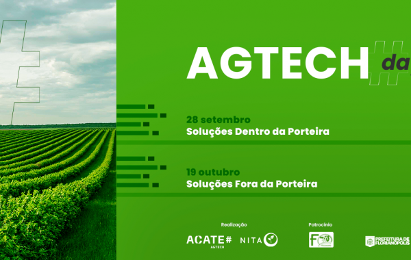 Empresas e pesquisadores poderão demonstrar soluções tecnológicas para o agro através dos AgTech Days, nos dias 28/09 e 19/10.