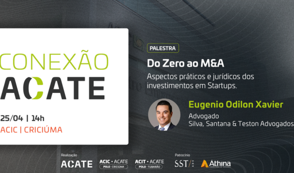 Conexão ACATE e Café com RHs levarão a Criciúma conteúdos e networking para empreendedores de tecnologia e profissionais de RH.