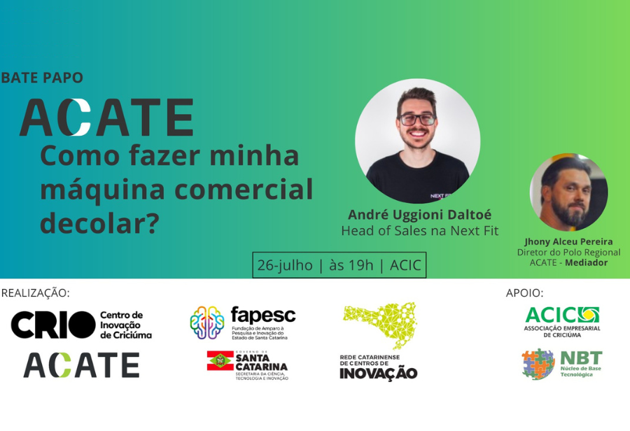 Evento sobre máquina comercial será realizado no dia 26 de julho, às 19h, na sede da ACIC e é gratuito. Inscreva-se!
