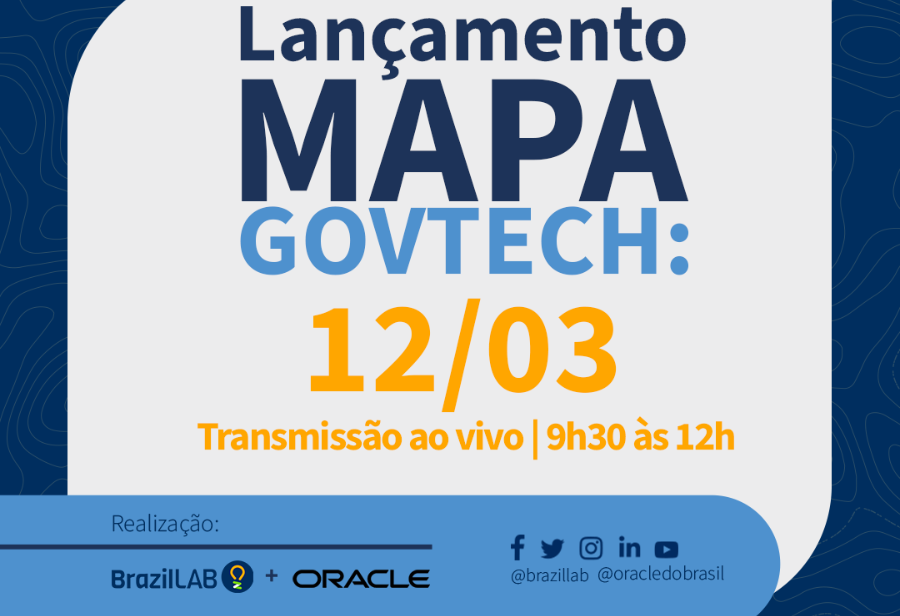 Mapa GovTech reúne dados do cenário atual do segmento e de empresas de tecnologia e inovação que atuam com soluções para o poder público