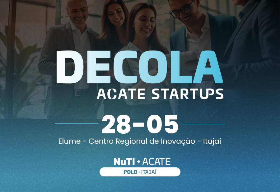 O evento Decola ACATE Startups chega a Itajaí para ser o ponto de encontro da comunidade de empreendedores e profissionais do setor de tecnologia.