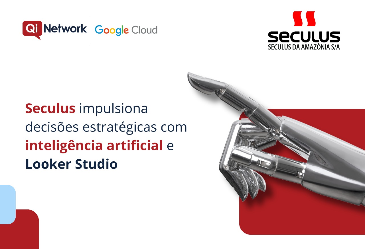 A Seculus da Amazônia adotou inteligência artificial com a expertise da QI Network e visualização otimizada de dados pelo Looker Studio.