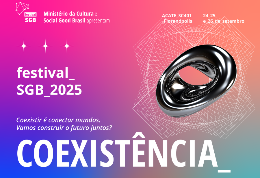 Festival SGB já tem primeiros palestrantes confirmados em programação dedicada a temas relacionados à tecnologia, dados, impacto social...