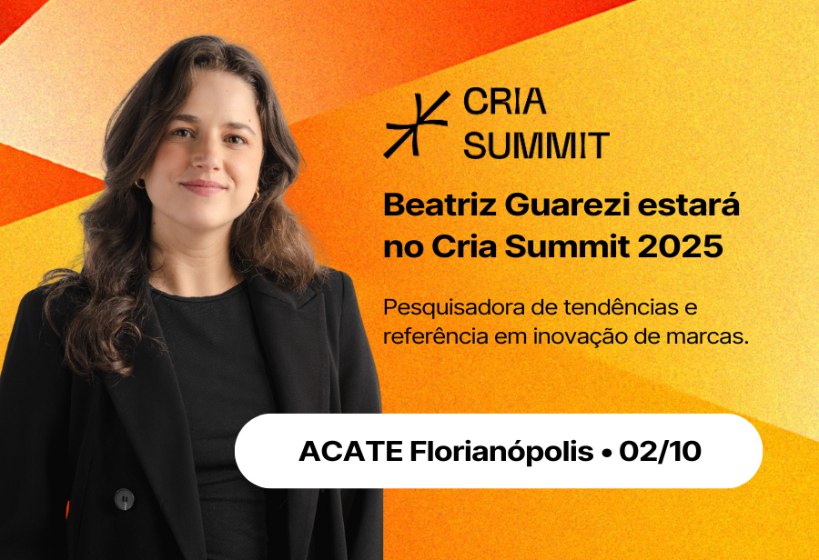 Cria Summit 2025 será realizado no dia 2 de outubro, no CIA Primavera; Associados ACATE têm direito a cupom de desconto