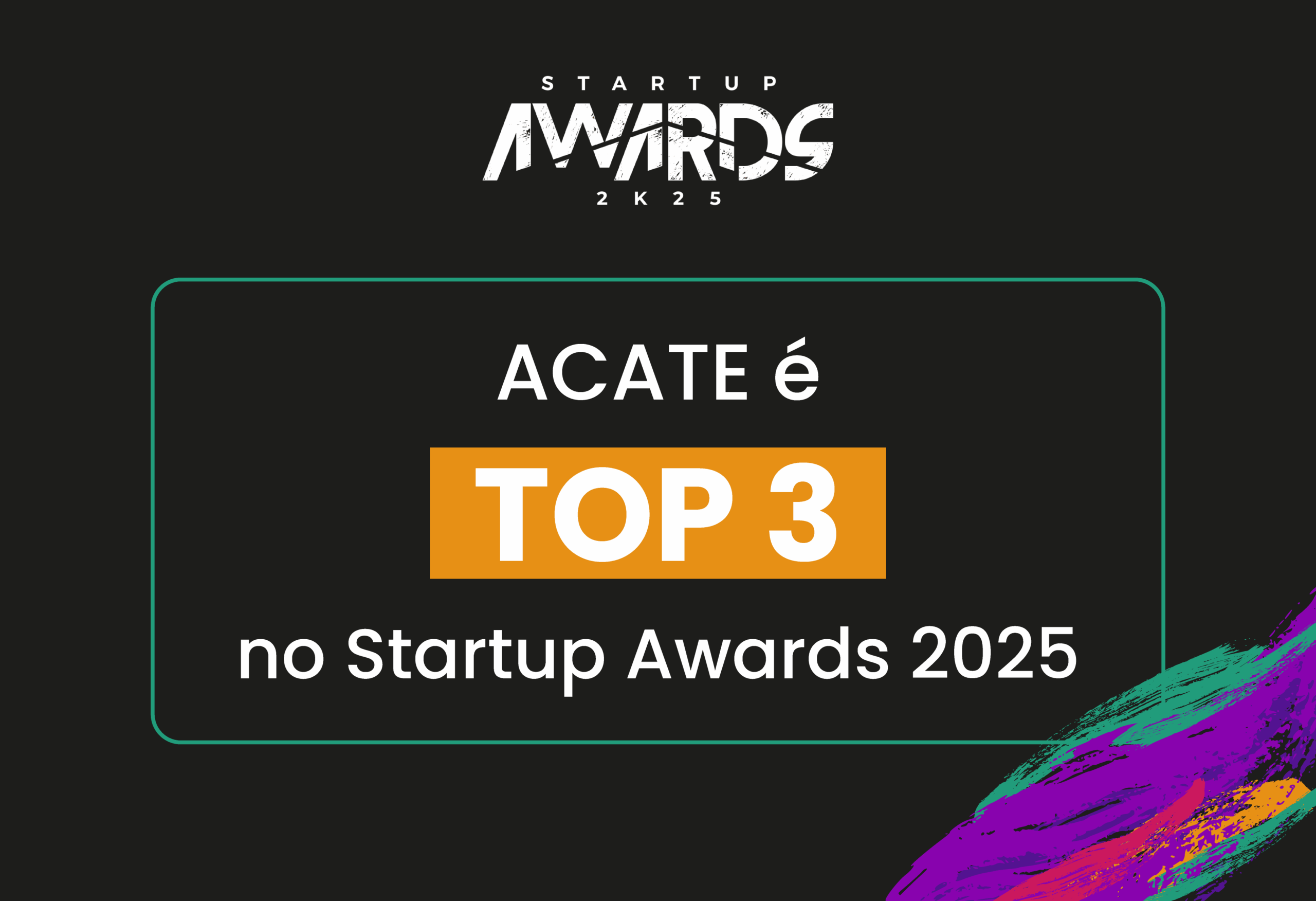 As empresas associadas ACATE Cria.Ai, Guia da Alma e 49 educação, além da mantenedora Algar, também disputam a premiação do Startup Awards.