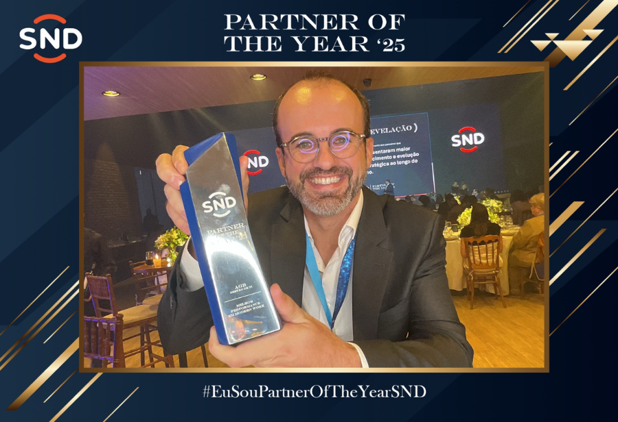 Empresa catarinense AGB Gestão de TI foi reconhecida na premiação Partner of The Year SND.