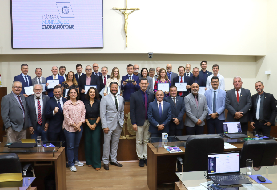 ACATE foi homenageada pela Câmara Florianópolis pela contribuição ao desenvolvimento econômico e à consolidação do ecossistema de inovação