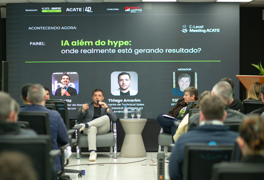 Evento promoveu manhã de trocas de experiências sobre IA e conexões entre tomadores de decisão do setor de tecnologia de Chapecó e região