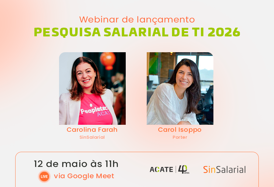 Webinar detalhará como empresas podem participar e as oportunidades que a pesquisa sobre remunerações no setor de tecnologia oferece.