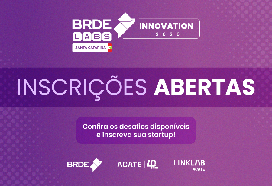 Iniciativa recebe inscrições de todo o país para conectar startups a grandes empresas como Condor, Texneo, Granaço, Univali e Walbert Group