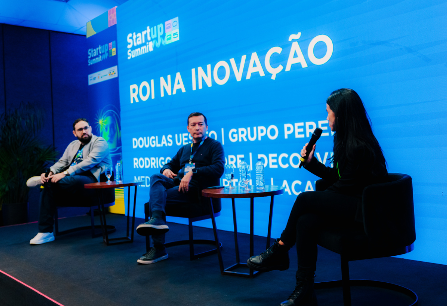 Evento em Florianópolis tem trilha de palestras e painéis que destaca parcerias entre grandes empresas e startups.