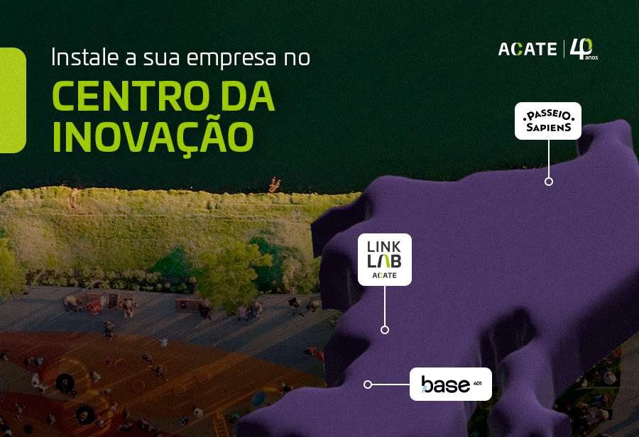 Empreendimentos no principal eixo de empreendedorismo tecnológico em Florianópolis têm salas comerciais disponíveis para aluguel.